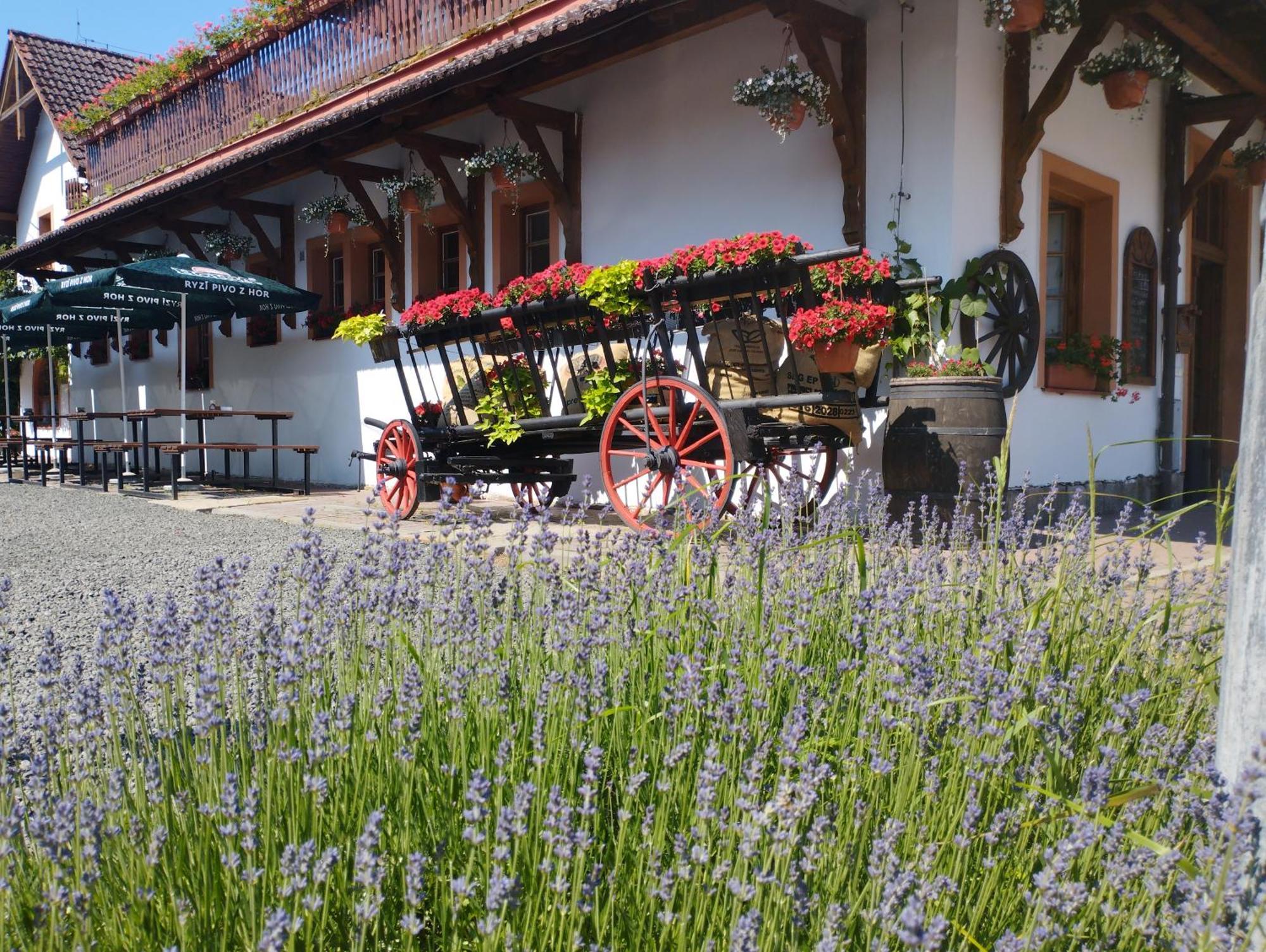 Penzion Restaurace U Helferu Libuň Exterior foto